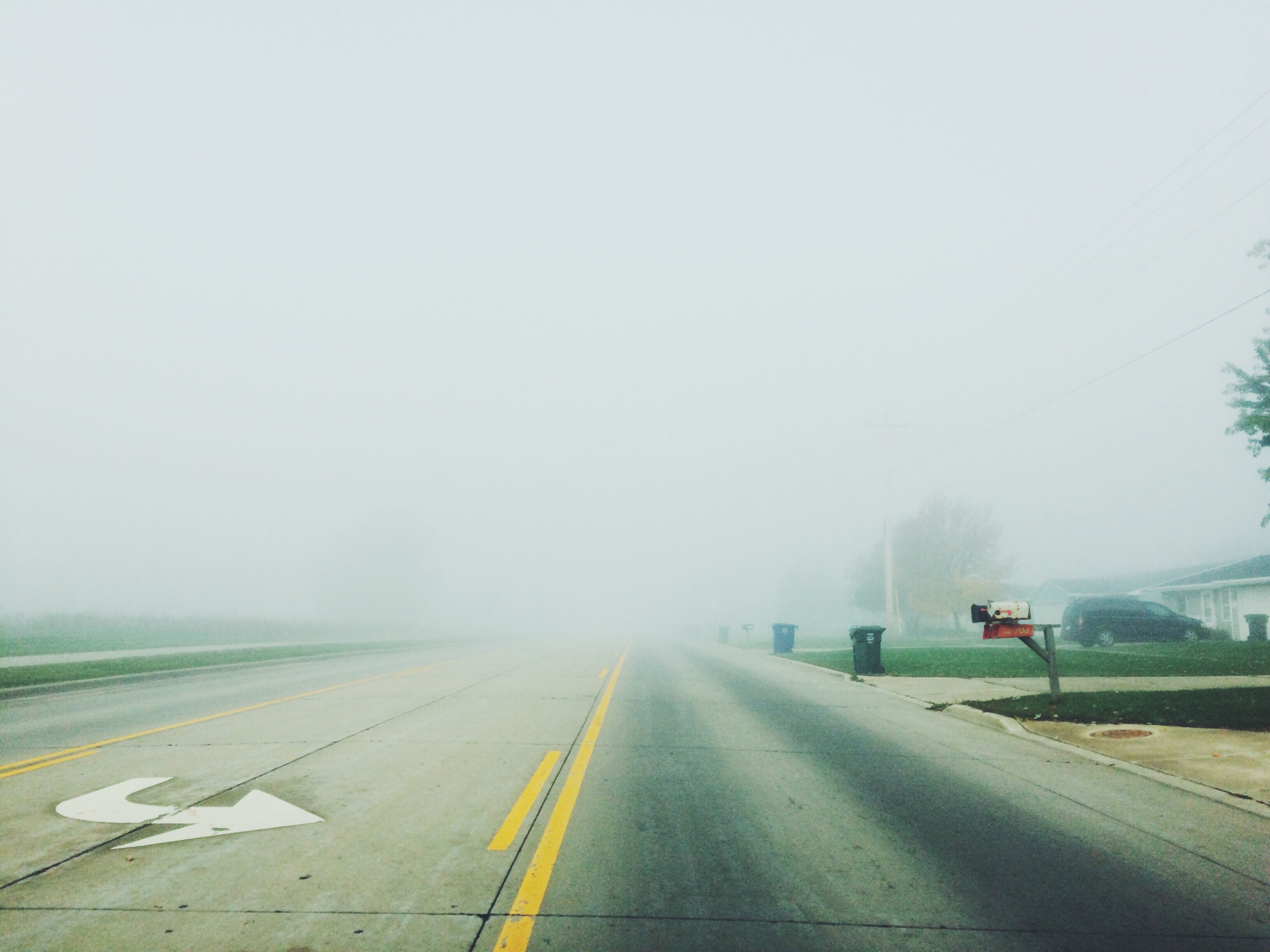 heavy fog while driving in wisconsin