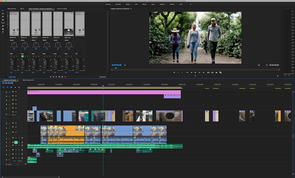 how to start editing a video project
